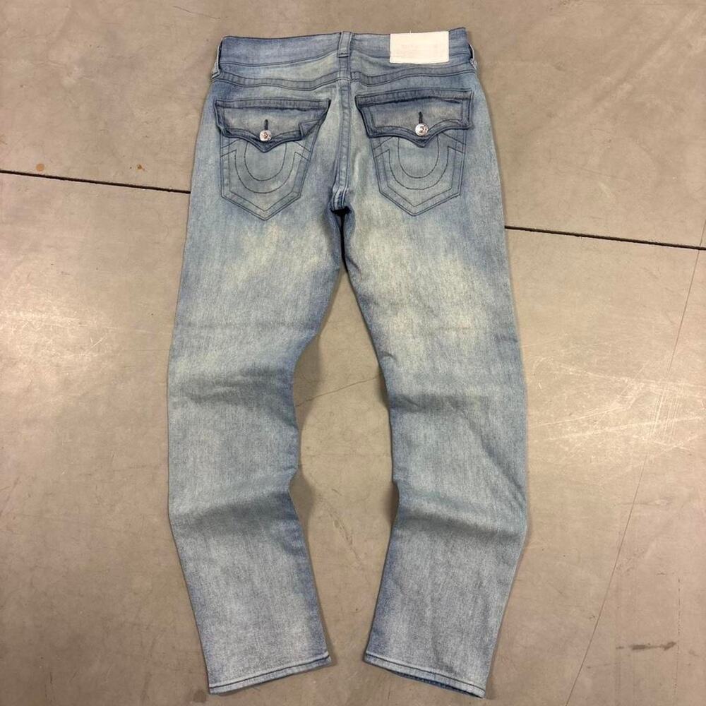 y2k true religion lightwashed jeans